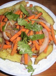 胡萝卜烧土豆条