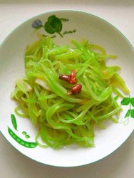 炒莴笋丝