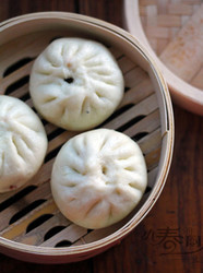 豆芽馅包子