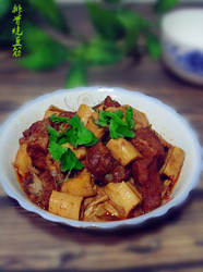 排骨烧豆筋