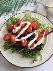 清爽版轻食解油蔬菜沙拉