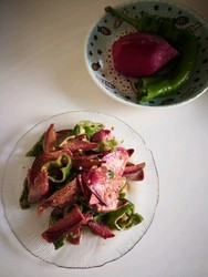 麻酱拌心里美萝卜
