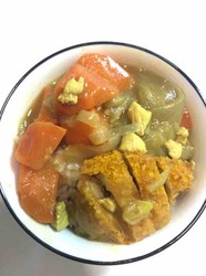 咖喱鸡排饭