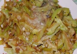 角瓜炒辣椒