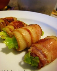 培根时蔬卷