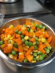 三色蔬菜炒丁