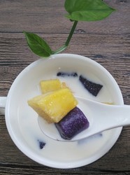 紫薯水果芋圆