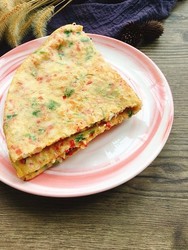 莲藕胡萝卜鸡蛋饼