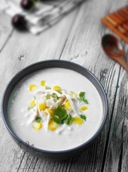 奶油玉米鸡茸浓汤
