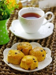 南瓜巧克力豆司康