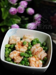 青豆炒虾仁
