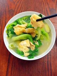生菜鸡蛋汤