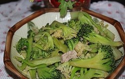 猪肉炒双花