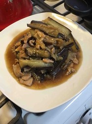 肉片焖茄子