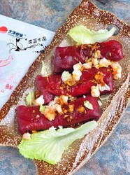 虾仁红米肠粉卷