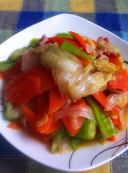 肉炒杂蔬