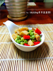时蔬炒肉丁