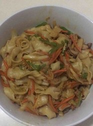 白菜肉丝炒面