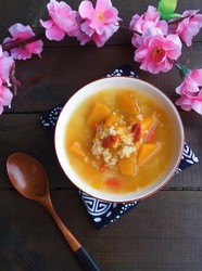 南瓜枸杞小米粥
