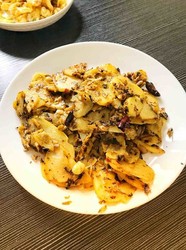 酸腌菜土豆片