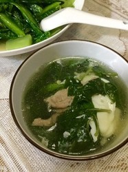 枸杞叶鸡蛋汤