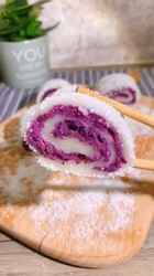 紫薯糯米卷