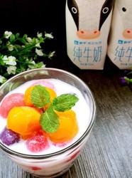 芋圆水果冰