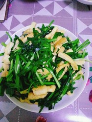 韭菜豆腐干