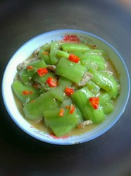 丝瓜炒肉
