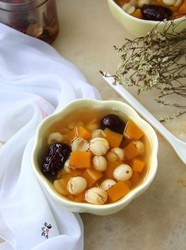 莲子南瓜汤