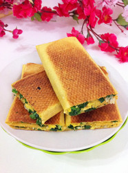 韭菜虾皮煎饼