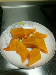 微波炉蒸南瓜