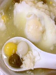 三色酒酿圆子