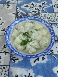 猪肉大葱馅馄饨