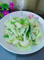 素炒花菜