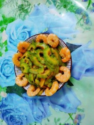 虾仁炒苦瓜