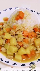 咖喱土豆炒肉碟头饭