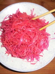 凉拌心里美
