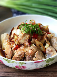 葱油鸡腿
