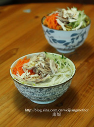 麻酱胡萝卜凉面