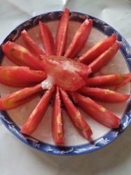 白糖拌西红柿