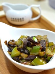 素炒青椒茄子