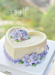 百合花慕斯蛋糕