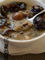 菰米双黑粥