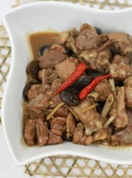 香菇焖鸭肉