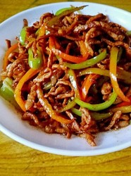 麻辣孜然肉丝