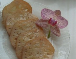 冰糖花蜜煮鲜藕