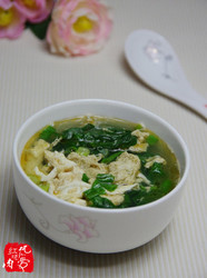 空心菜叶鸡蛋汤
