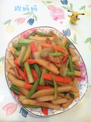 芹菜炒土豆条