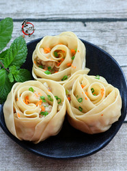 玫瑰花饺子